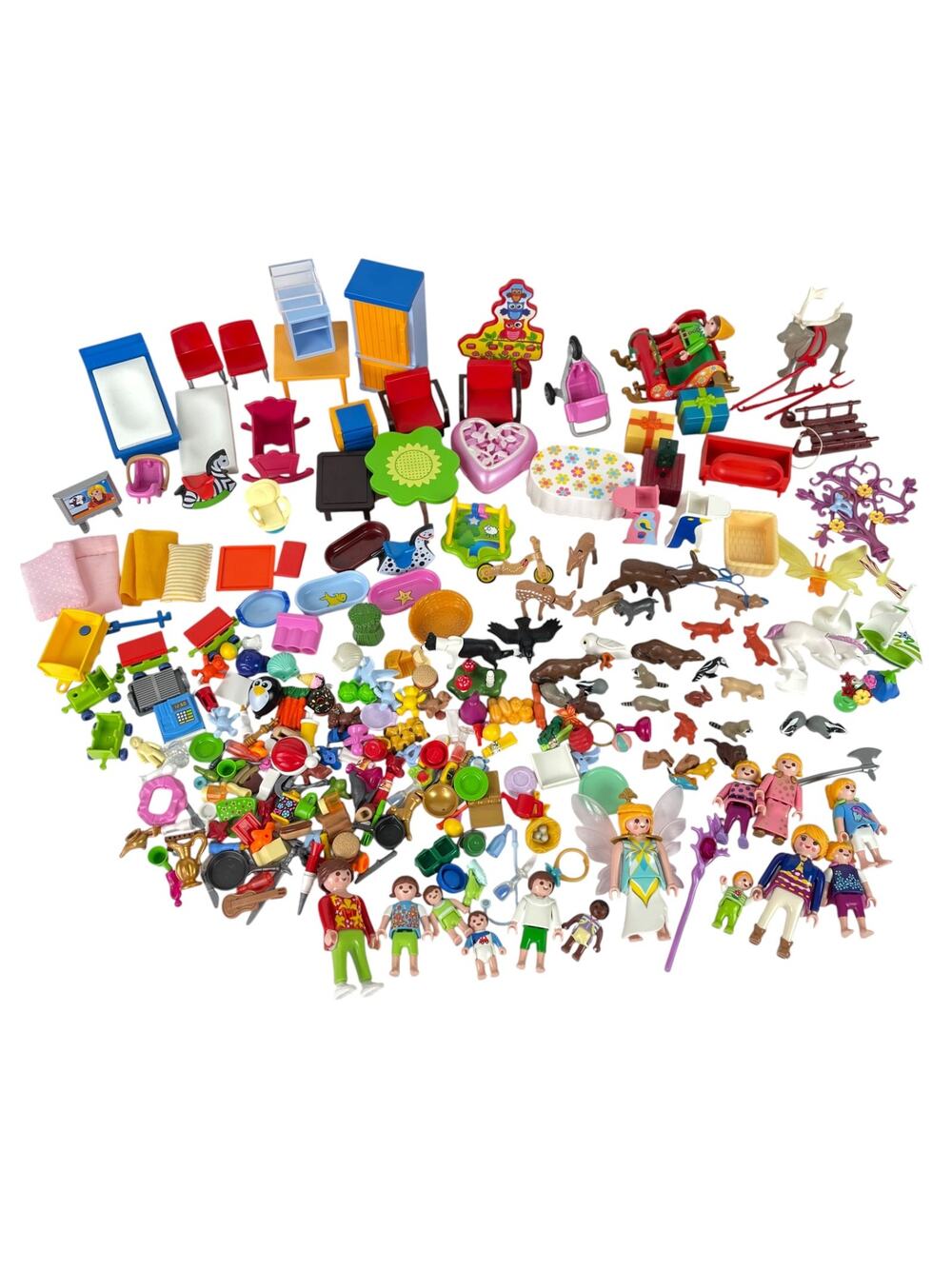 Playmobil Toy Lot Furniture Accessories Animals People
